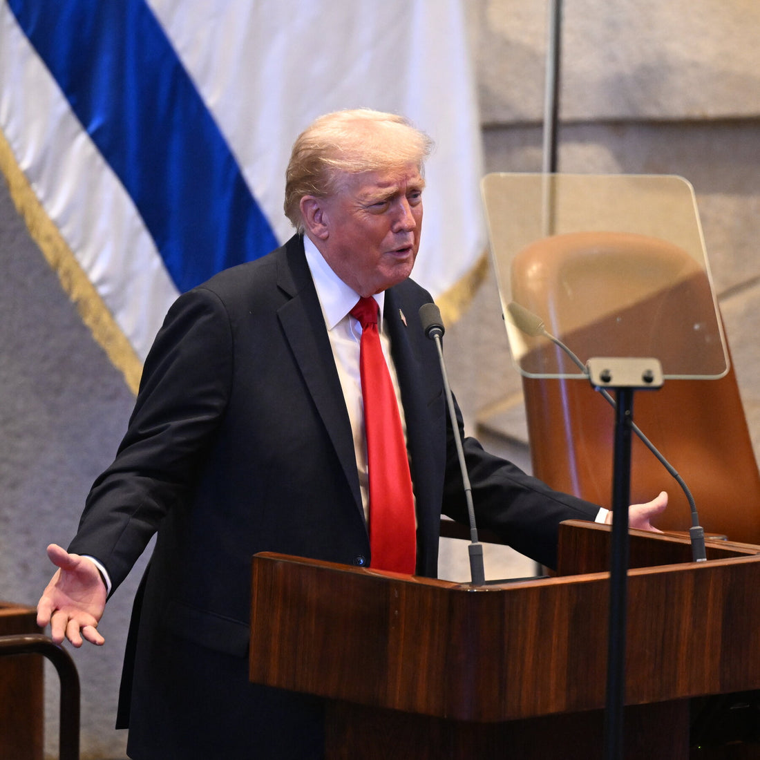 Live Updates: Trump Addresses Israeli Parliament as Hostages and Palestinian Prisoners Are Freed