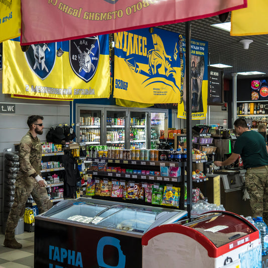 For a Glimpse Into Ukraine’s War, Stop at a Gas Station
