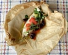 Rachel Roddy’s recipe for fish baked with tomatoes, olives and capers | A kitchen in Rome