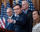 US government shutdown live: Speaker rejects blame over military pay and says Senate Democrats must ‘turn lights back on’