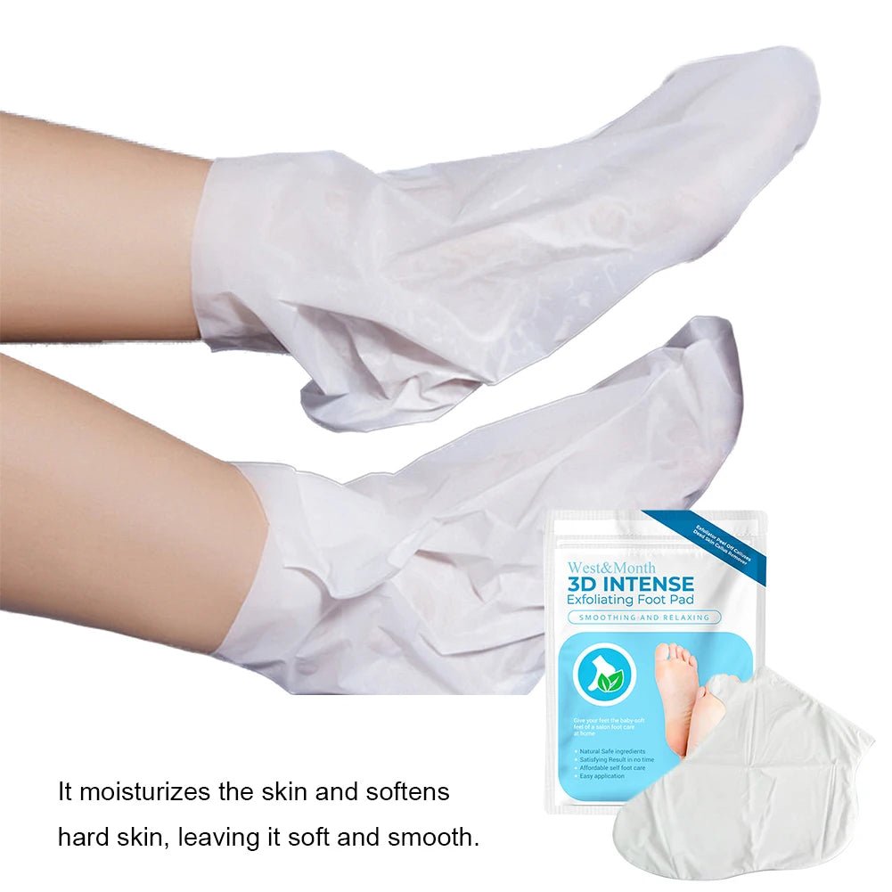 1 Pair Exfoliating Moisture Feet Mask Pedicure Cuticles Peel Off Dead Skin Remover Foot Care - Anti Spier - Anti Spier -