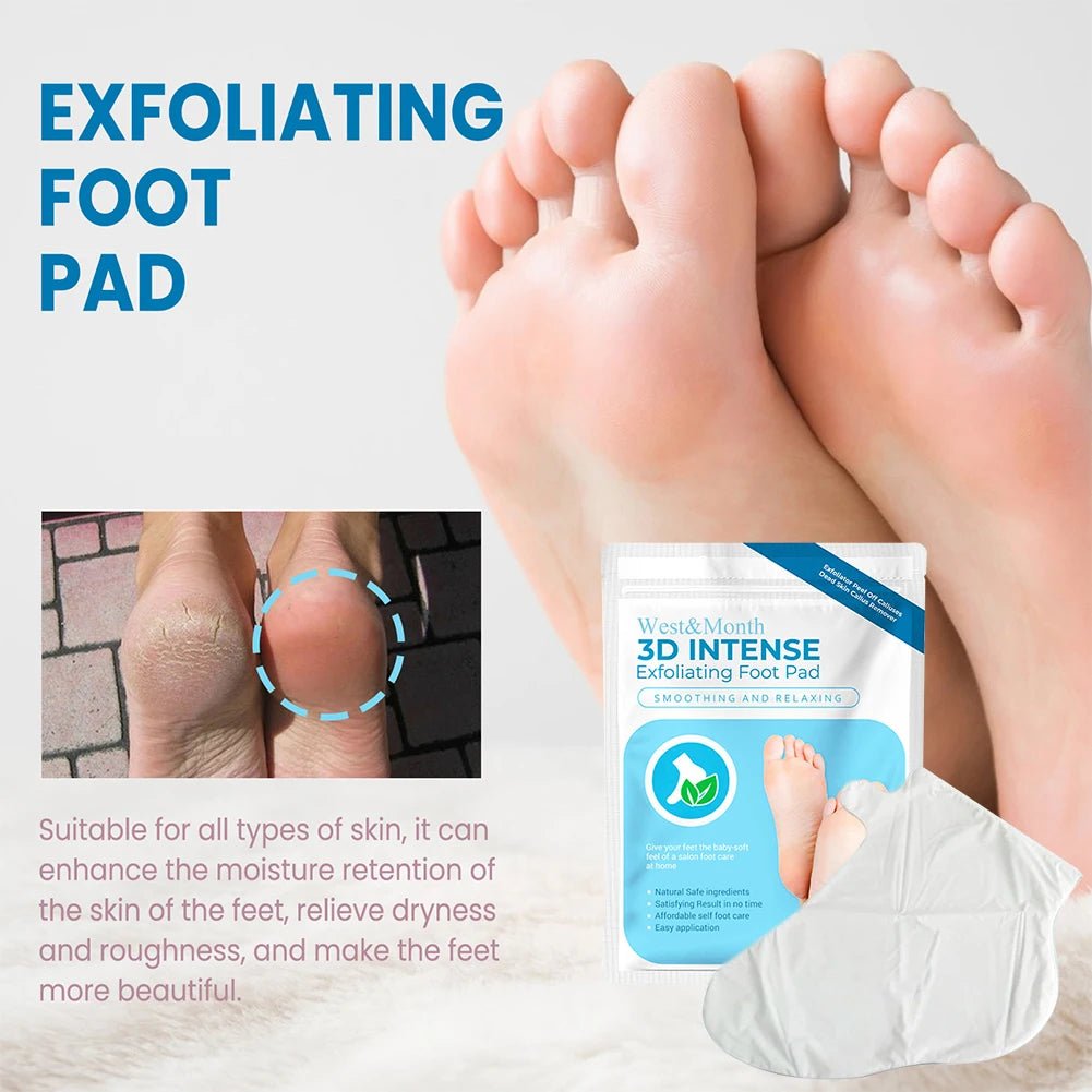 1 Pair Exfoliating Moisture Feet Mask Pedicure Cuticles Peel Off Dead Skin Remover Foot Care - Anti Spier - Anti Spier -