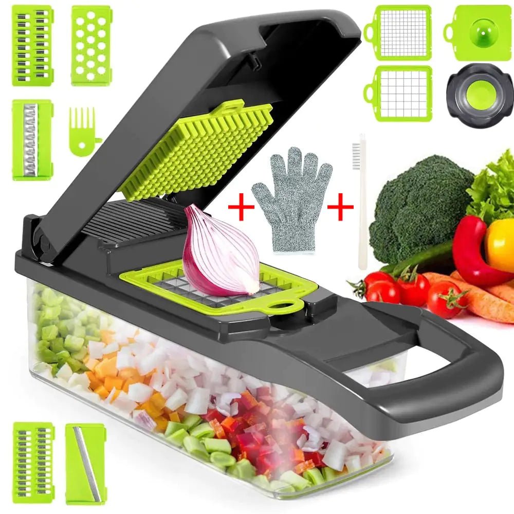 10 in 1 Multifunctional Cutter Shredder Slicer - Anti Spier - Anti Spier -