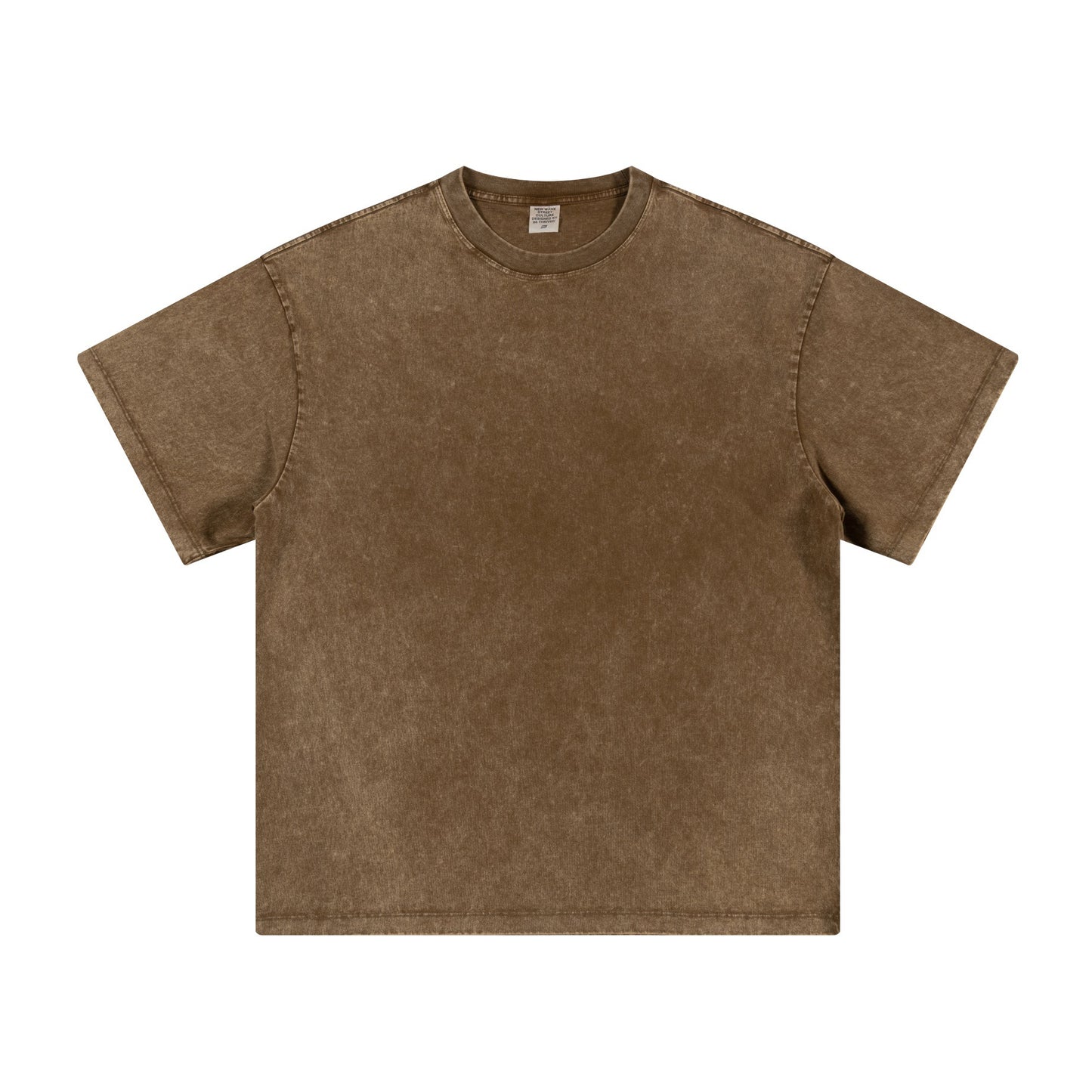 Men's summer American youth fashion brand heavy all neckline cotton short sleeve loose trend T-shirt men