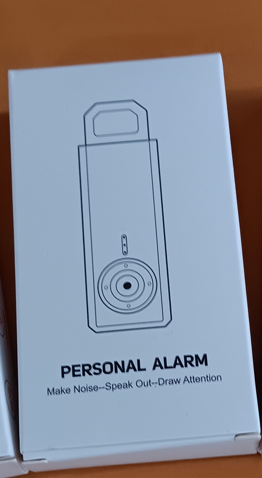Personal Security Alarm With Vibration Sensor And LED - Anti Spier