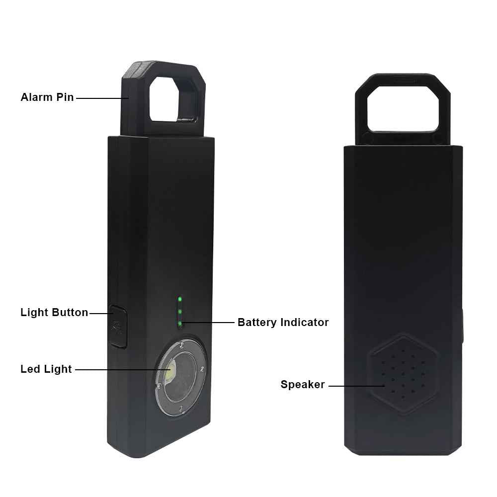 Anti Spier Self-Defense Security Alarm With Motion Sensor & LED
