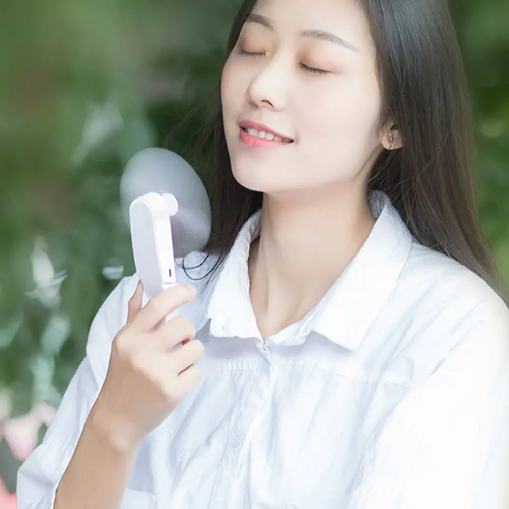 USB Rechargeable Mini Handheld Pocket Fan
