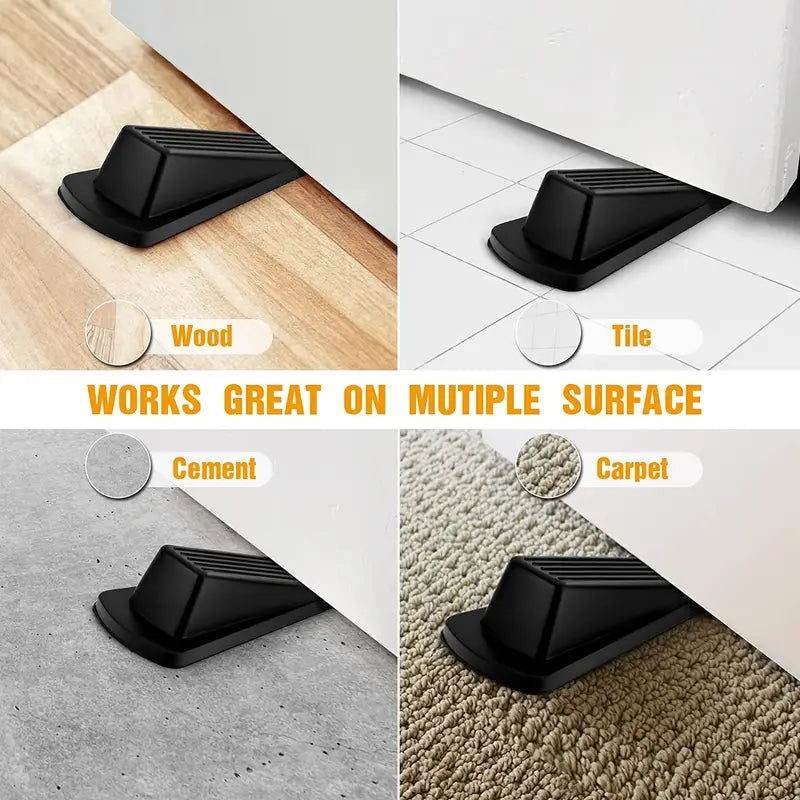 Heavy Duty Rubber Door Stopper for Home & Office