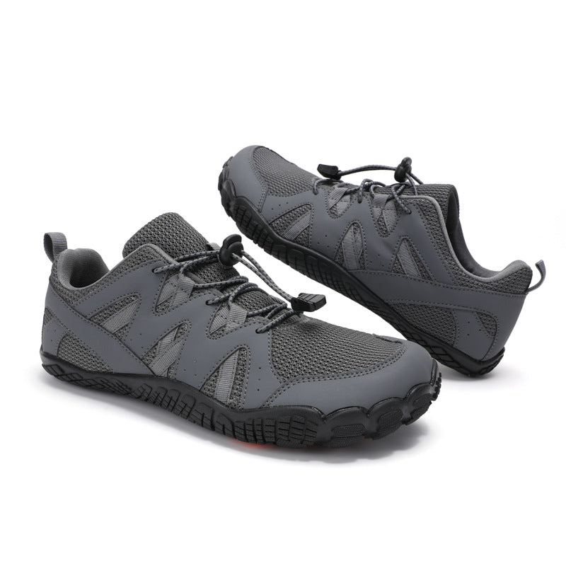 Men's outdoor thick-soled mesh anti-slip and wear-resistant hiking shoes and casual shoes