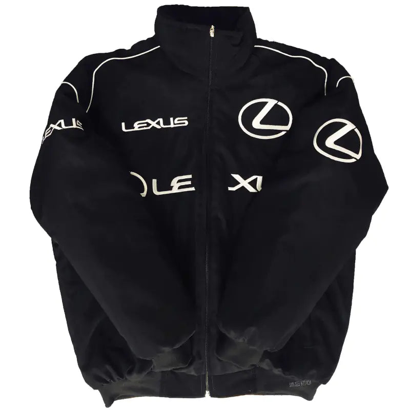 F1 Motorcycle Racing Jacket with Vintage Embroidery