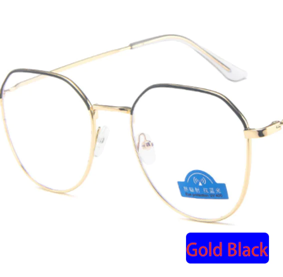 Blue Light Blocking Glasses with Metal Frame