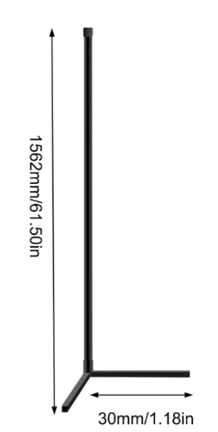 Symphony RGB Smart Corner Floor Lamp with Bluetooth & App Control by Anti Spier