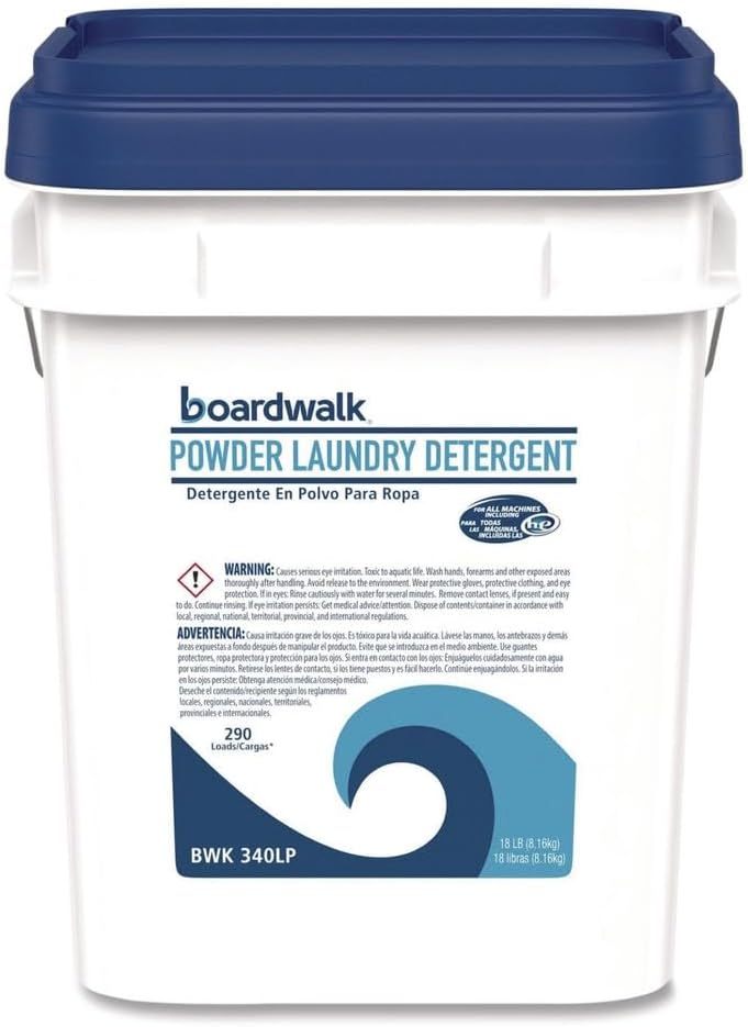 Boardwalk 340LP Laundry Detergent Powder, Summer Breeze, 18 lb Bucket by Anti Spier