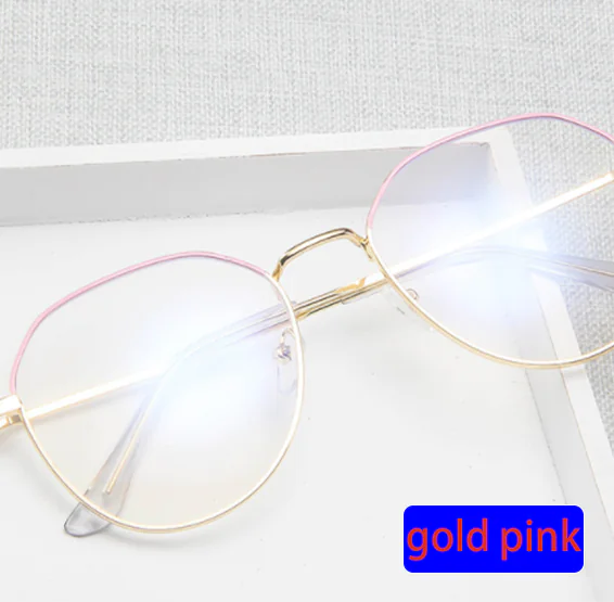 Blue Light Blocking Glasses with Metal Frame