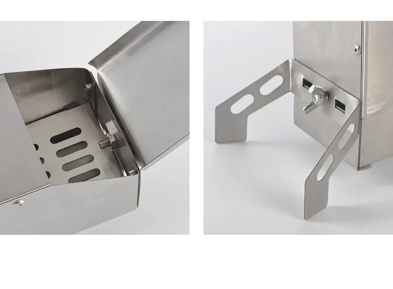 Stainless Steel Folding BBQ Grill for Camping and Firewood