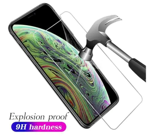 3x HD Clear Tempered Glass Screen Protector for iPhone 13 12 11 Pro Max XR X - Anti Spier