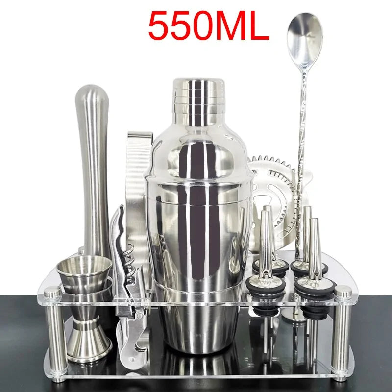 1-12 pcs Cocktail Shaker Set