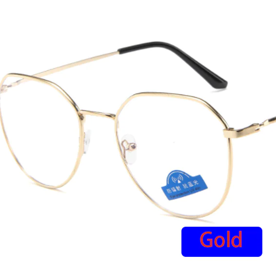 Blue Light Blocking Glasses with Metal Frame