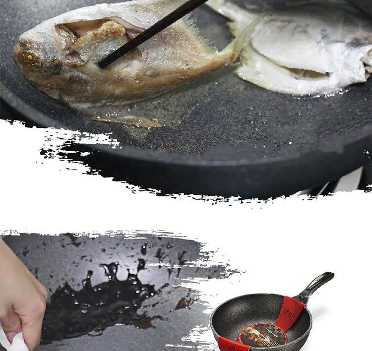 Korean Non-Stick Stone Frying Pan for Induction & Gas