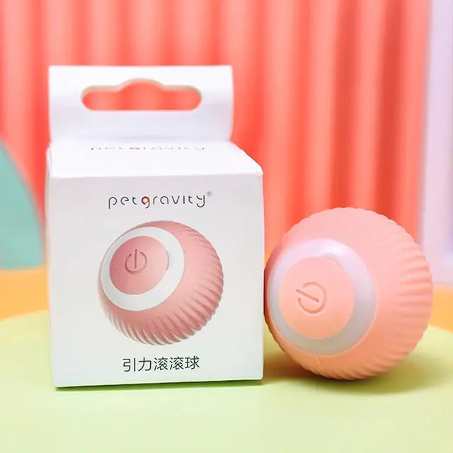 Electric Dog Toys Smart Puppy Ball Toys For Cat Small Dogs Funny Auto Rolling Ball Self-moving Puppy Games Toys Pet Accessories by Anti Spier