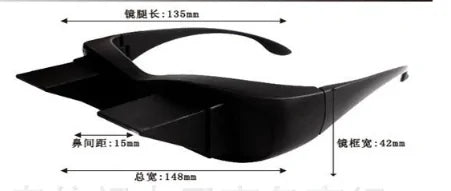 Lazy Periscope Horizontal Reading TV Sit View Glasses