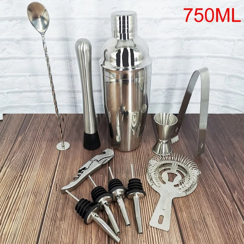 1-12 pcs Cocktail Shaker Set