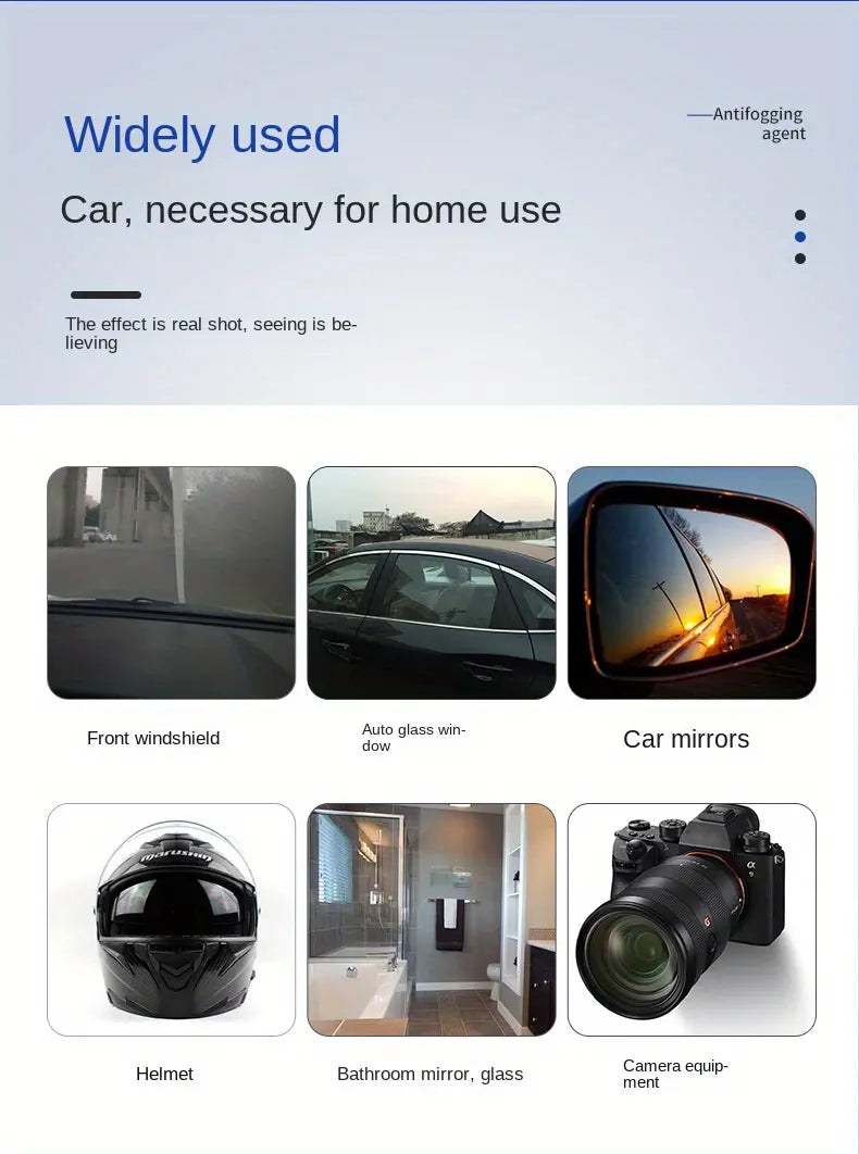 Automobile Anti-fog and Anti-rain Spray for Windshield