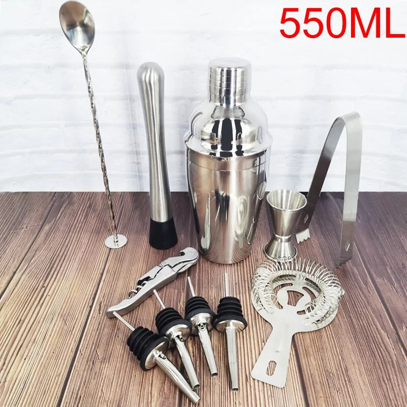 1-12 pcs Cocktail Shaker Set