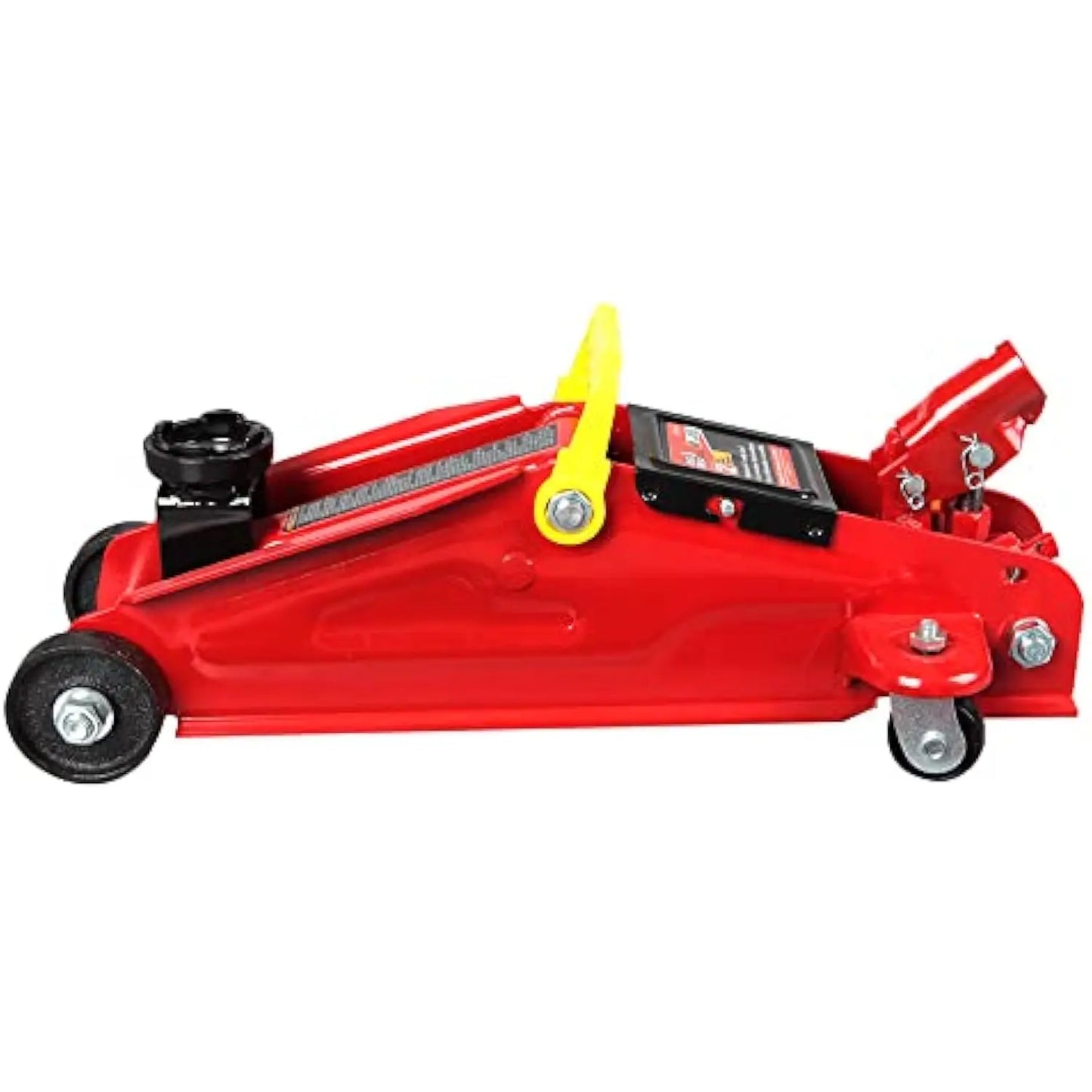 TAM82012 Torin Hydraulic Trolley Service/Floor Jack with Blow Mold Carrying Storage Case, 2 Ton (4,000 lb) Capacity, Red