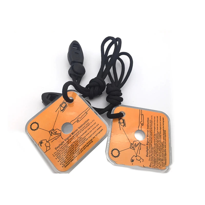 Multi-functional Survival Signal Mirror: The Ultimate Tool for Hiking, Camping, Hunting, Boating, Mountaineering and Outdoor Expeditions