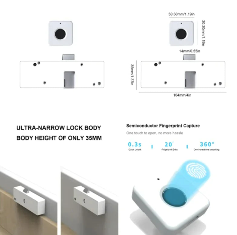 Smart Keyless Entry Door Lock by Anti Spier