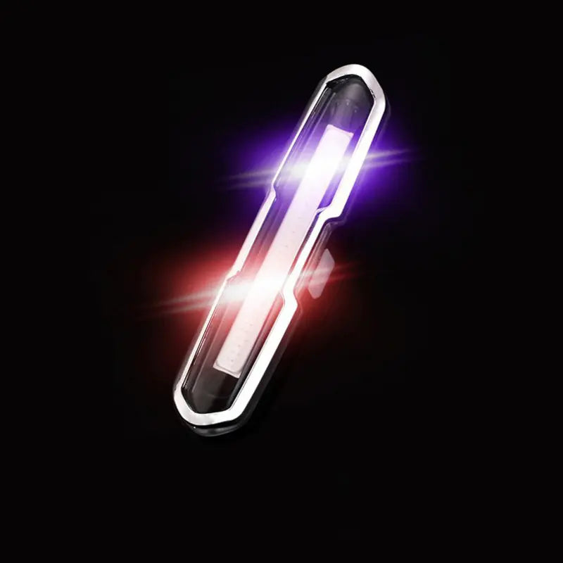 USB Rechargeable Bicycle Tail Light for Night Riding