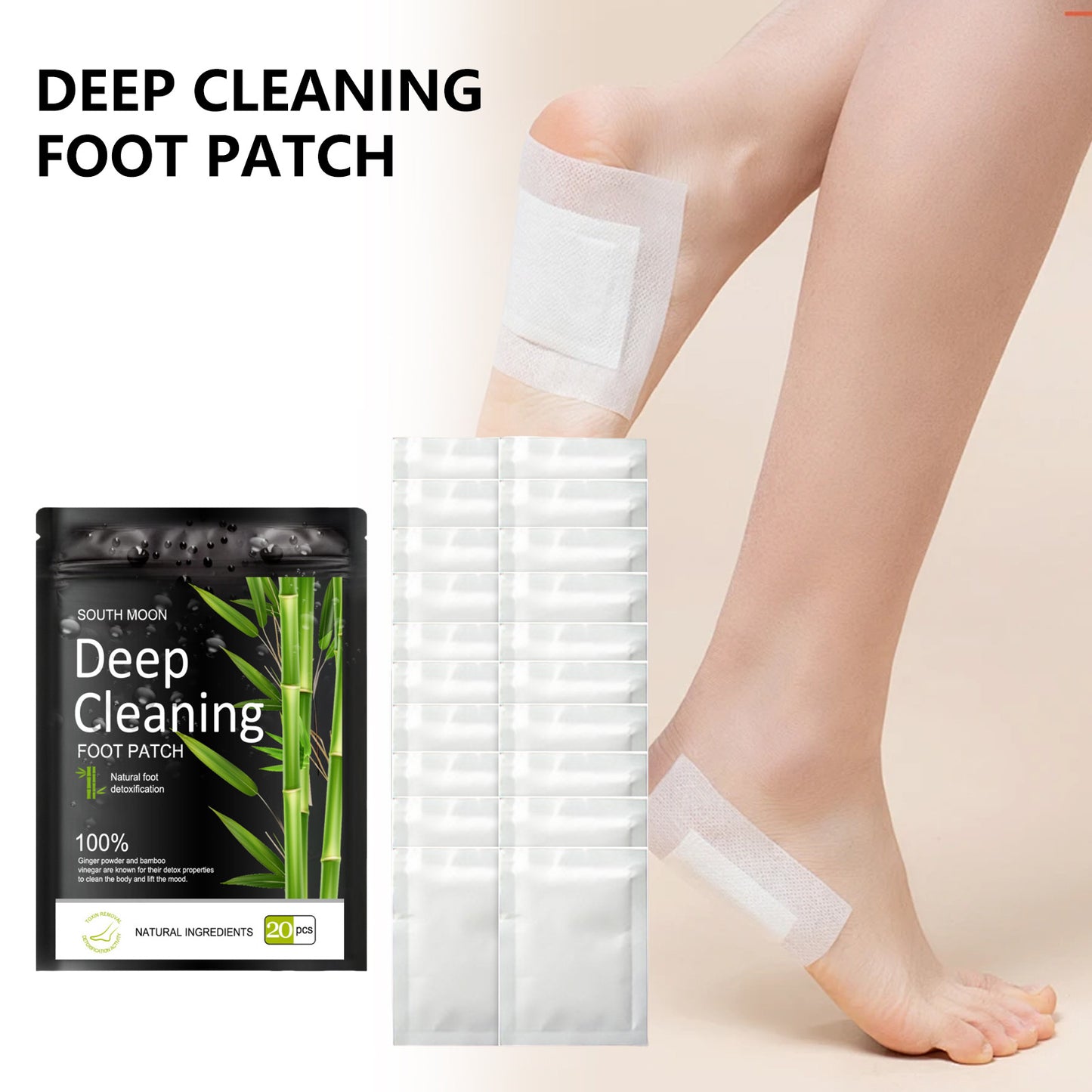 Foot patches are gentle and natural, with herbal moisturizing care that relieves the body. They are daily foot care patches