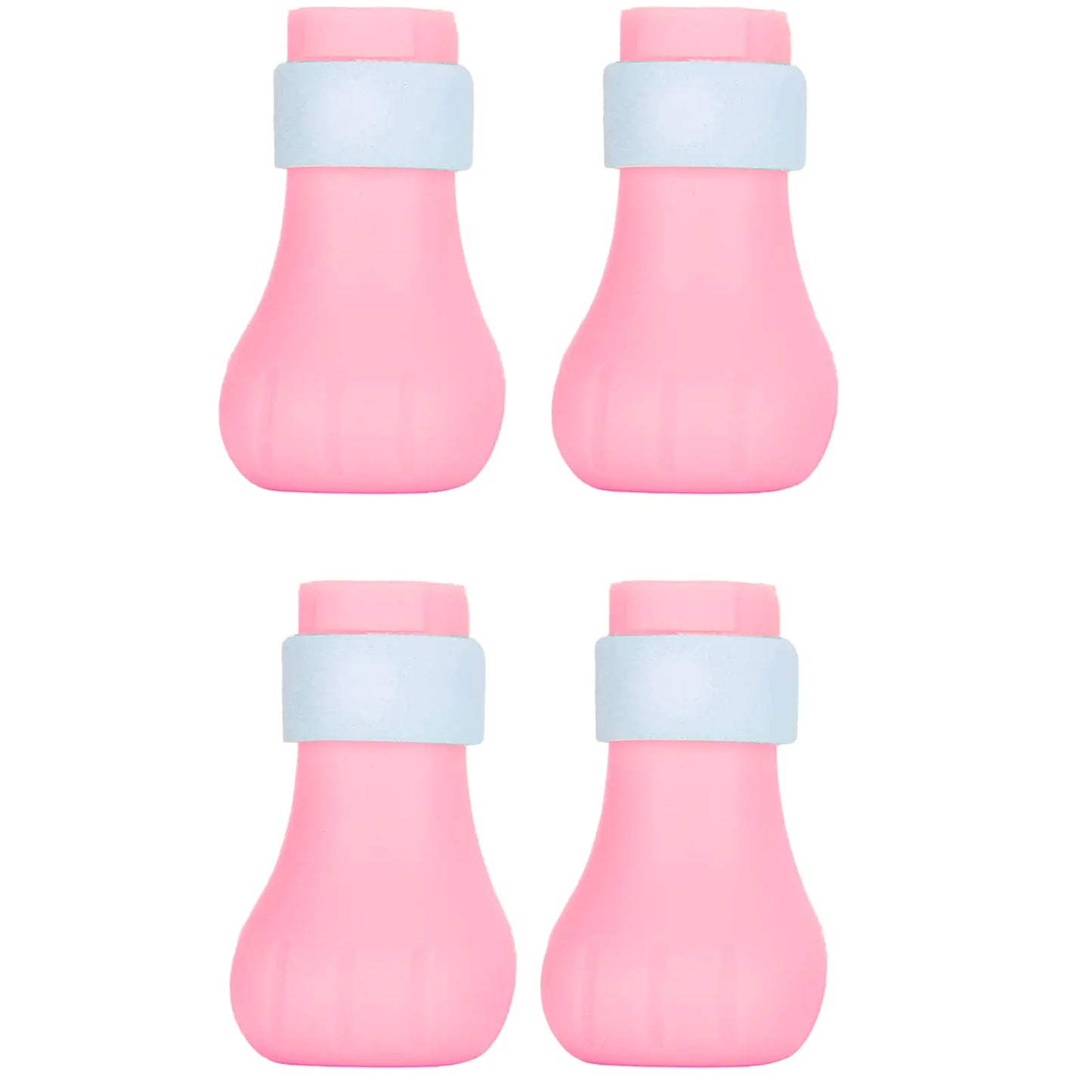Anti Scratch Cat Shoes 4pcs Anti Scratch Cat Foot Covers Adjustable Silicone Pet Cat Protector for Bathing Anti Off Claw Shoes Boots Cover()
