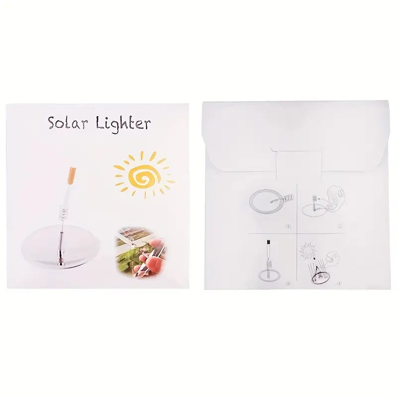 Compact & Durable Solar Fire Starter | Portable, No Battery Needed for Camping, Survival, Outdoor Emergencies - Emergency Ignition Gear