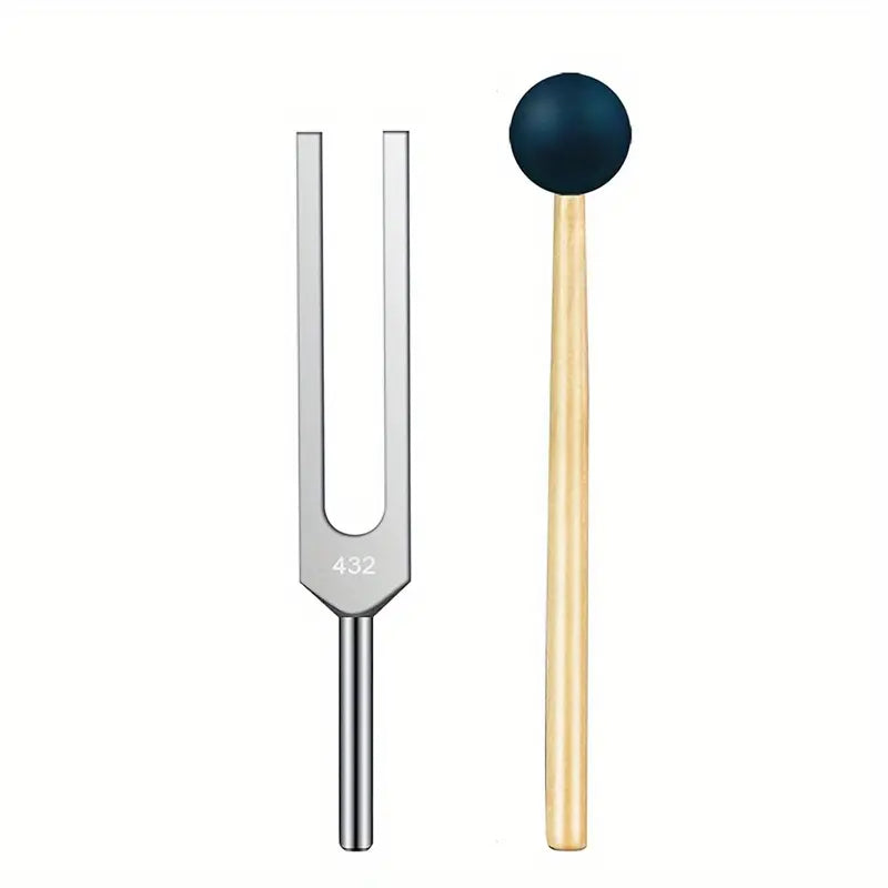 432Hz Tuning Fork with Resonance Box, for Sound Healing, Tuning Fork Resonance Teaching, Hearing Tests, Meditation