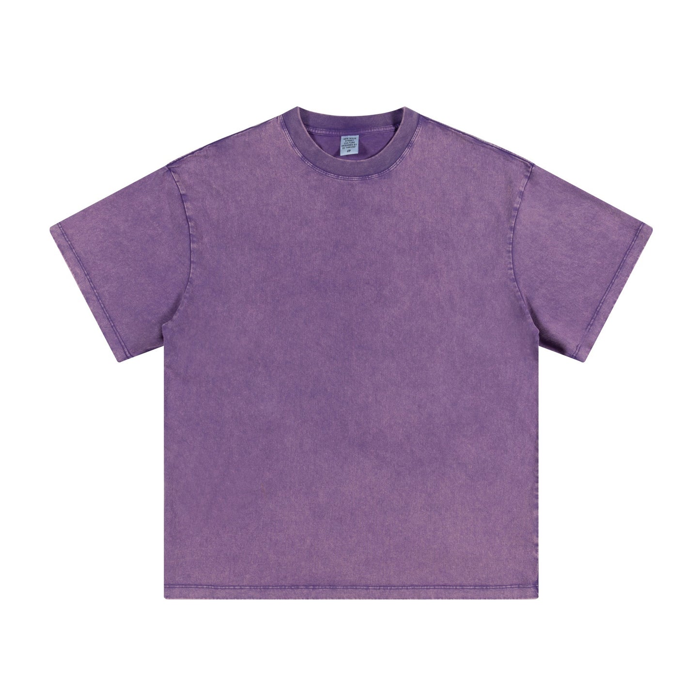 Men's summer American youth fashion brand heavy all neckline cotton short sleeve loose trend T-shirt men