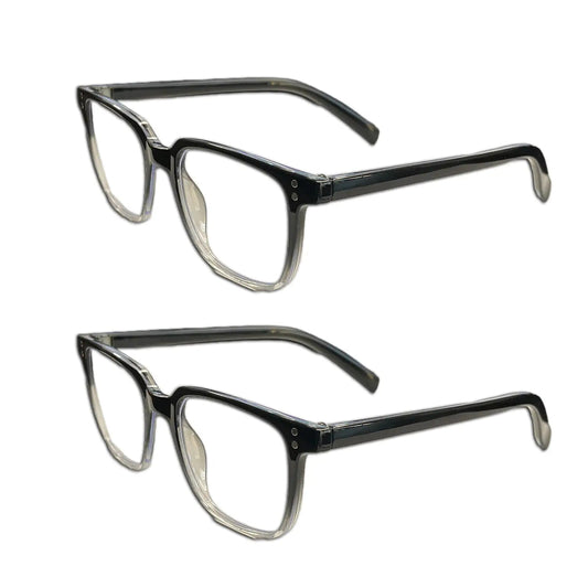 2 PK Unisex Blue Light Blocking Reading Glasses Computer Readers For Men Women by Anti Spier