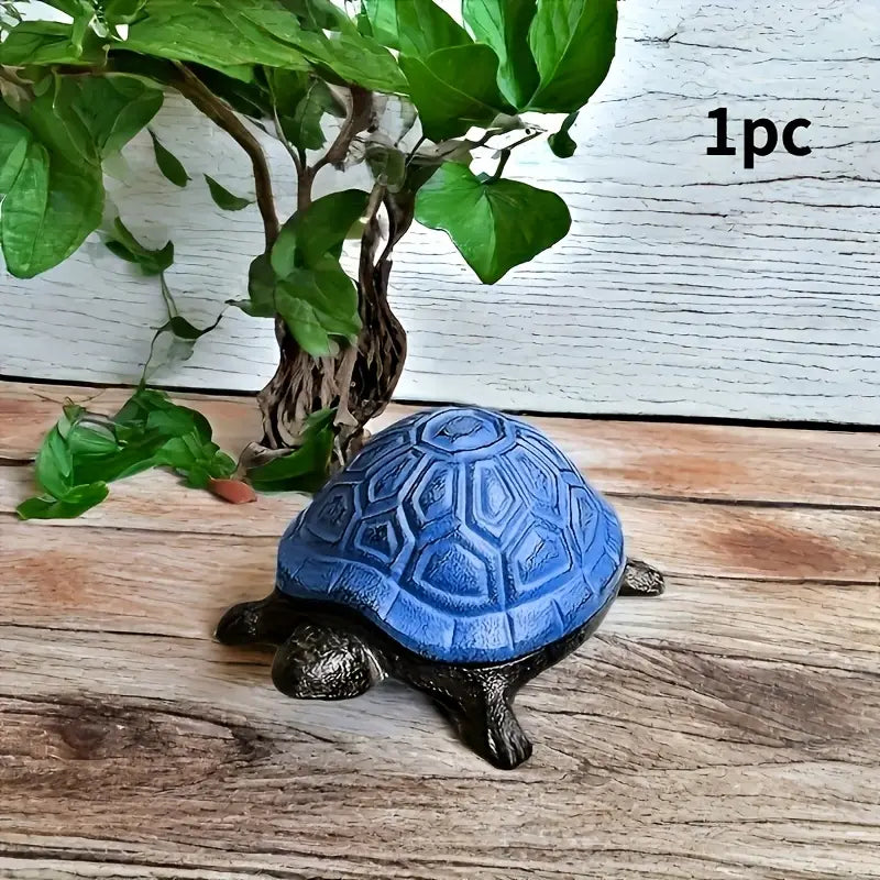 Heavy-Duty Cast Iron Turtle Key Box with Flip-Top Lid - Hidden Key Hider for Door, Garden, Patio - Spare Key Storage - Indoor/Outdoor - Home, Office, Cabin - Outdoor Concealment, Durable, Unique Organizer