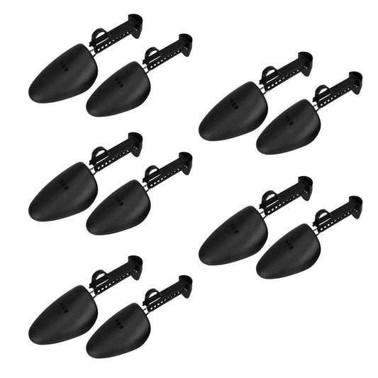 USA 5 Pairs of Shoe Trees I Adjustable Length Shoe Trees for Men I Shoe & Boot Trees I Men Shoe Tree Stretcher Boot Holder Organizers I Shoe Form Plastic I Heel Support by Anti Spier