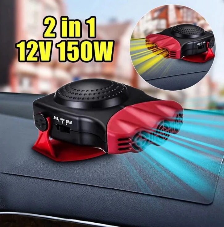 12V 150W Portable Car Heater and Cooling Fan