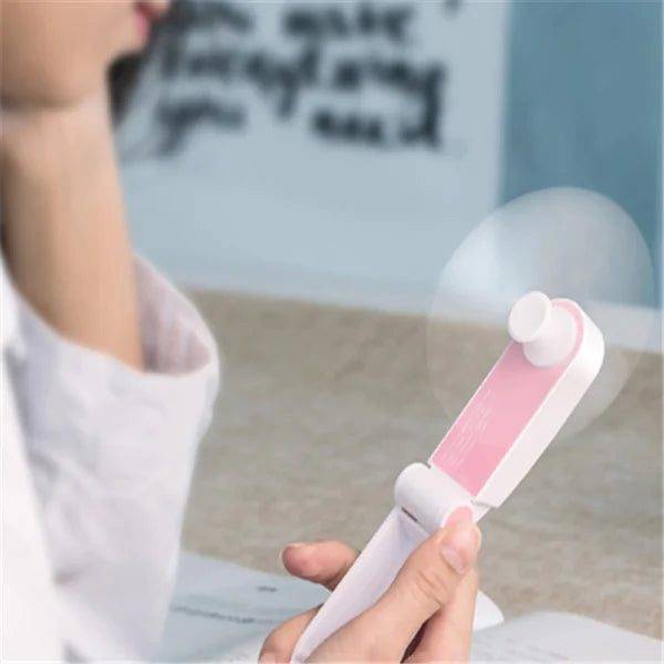 USB Rechargeable Mini Handheld Pocket Fan