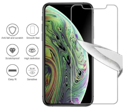 3x HD Clear Tempered Glass Screen Protector for iPhone 13 12 11 Pro Max XR X - Anti Spier