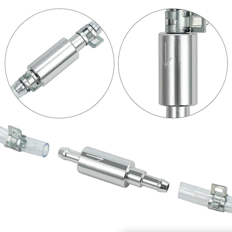 Car Motorcycle Clutch Brake Bleeder Hose One Way Valve Tube Bleeding Tool Set US by Anti Spier