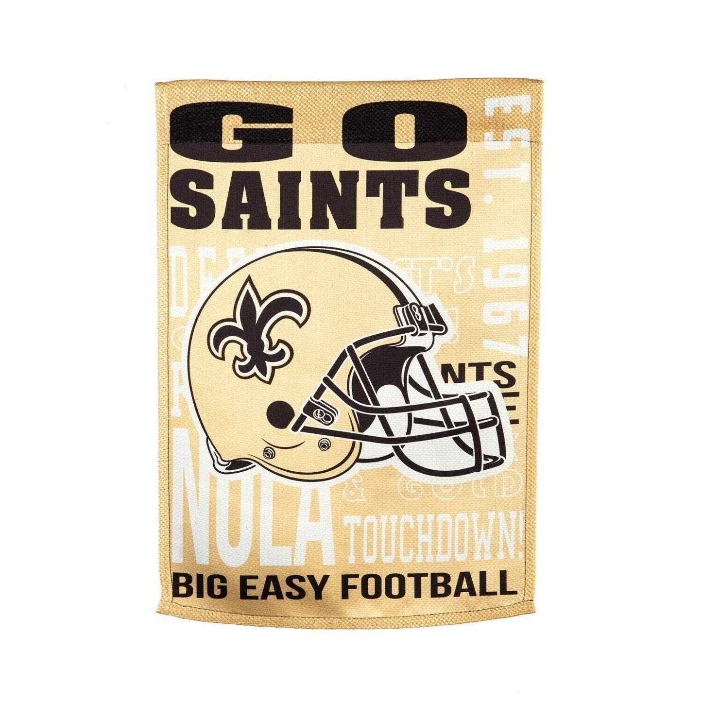 New Orleans Saints Fan Rules Premium 2-sided 28x44 Banner Outdoor Flag Football