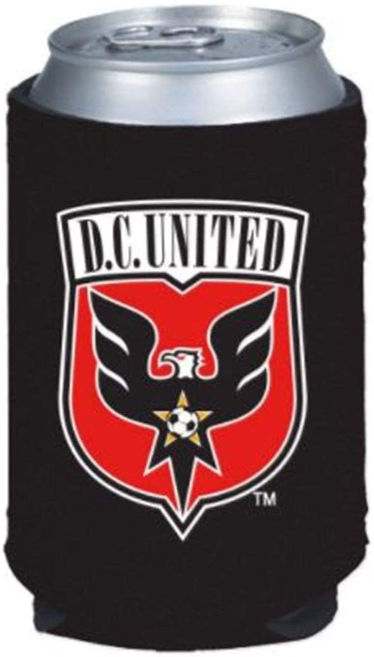 DC United 12oz CAN Neoprene Beverage Insulator Holder Cooler MLS Soccer