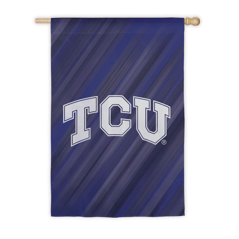 Texas Christian University TCU Horned Frogs Premium Double Sided Banner House Flag, 28x44 Inch