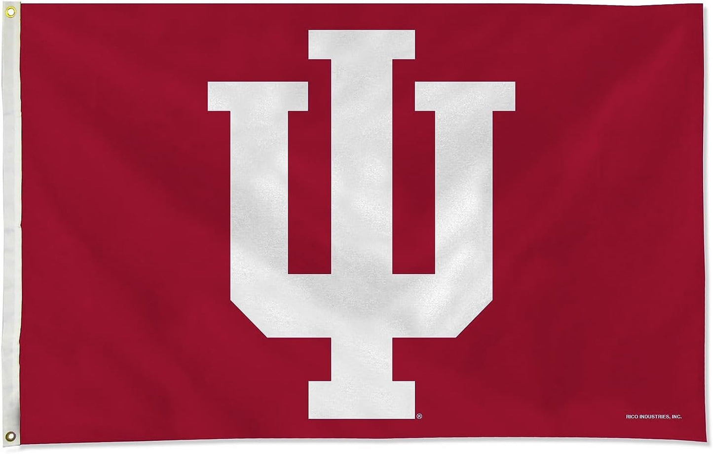 Indiana University Hoosiers 3x5 Foot Flag Banner, Single Sided, Metal Grommets