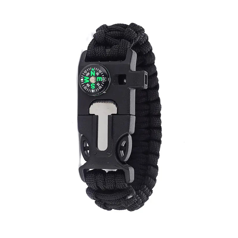 High Decibel Whistle Bracelet with Fire Starter (In Stock)