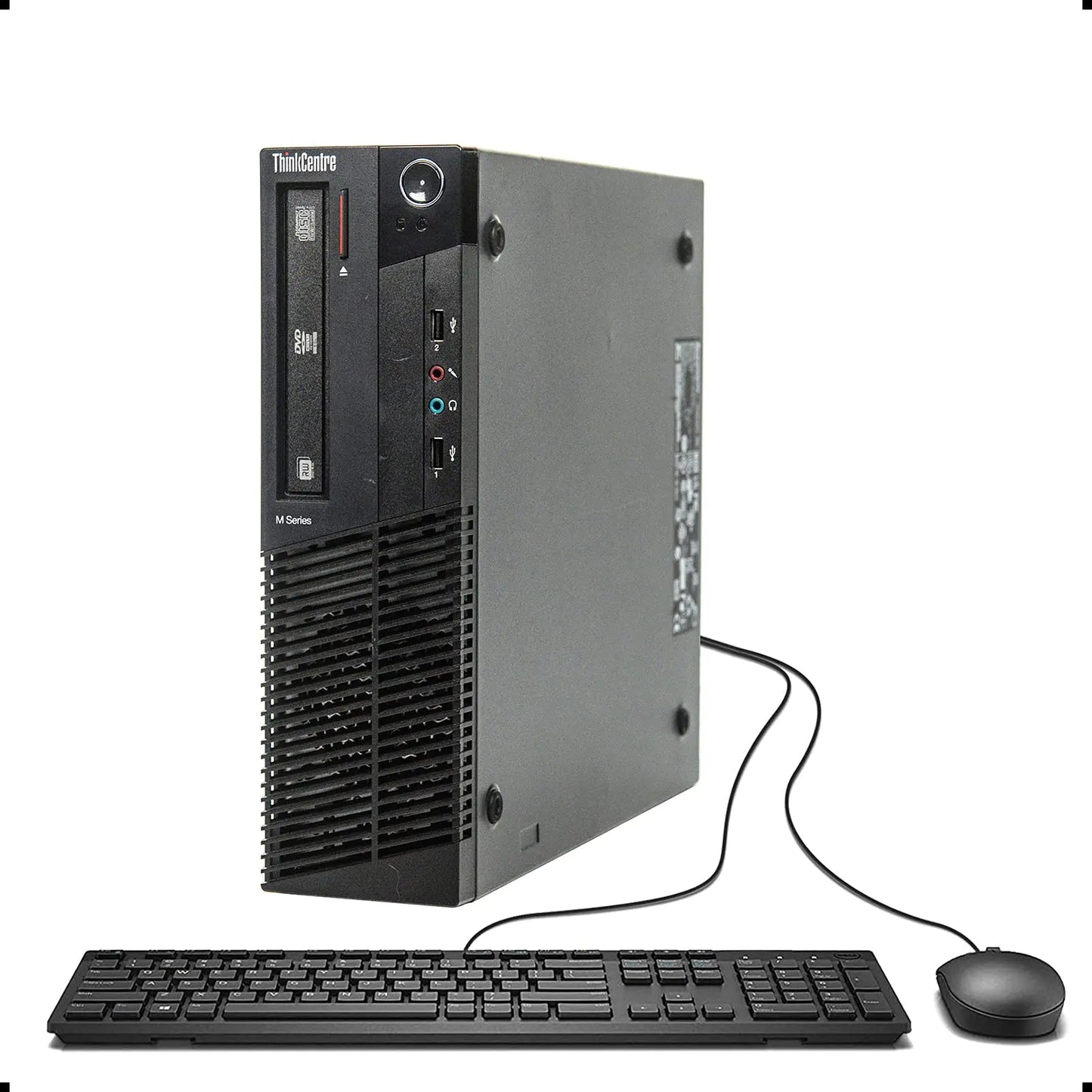 Lenovo ThinkCentre M82 Small Form Factor Desktop PC Intel Core i5-3570 3.4GHz 8GB DDR3 RAM 256GB SSD Win-10 Pro x64 (Renewed)
